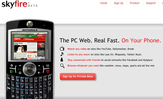 skyfire mobile browser