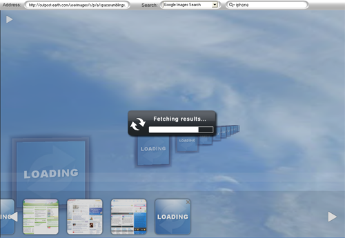 space time web browser