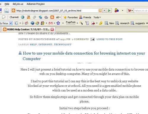spamming blog