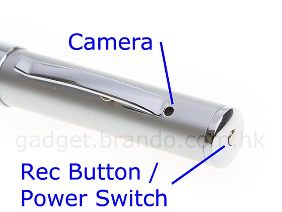spy video recording pen