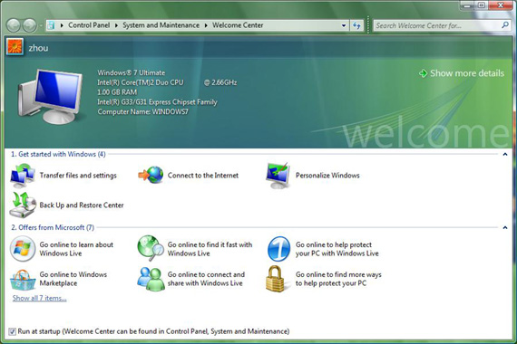 Windows 7 screenshot leaked