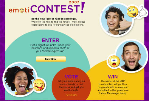 yahoo emoticon contest