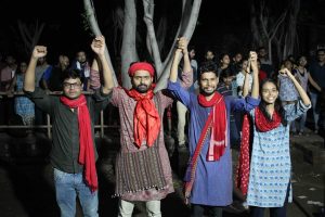 محمد دانش، ستیش چندر یادو، ساکیت مون اور آئیشی گھوش (بائیں سے دائیں (فوٹو : ٹوئٹر)
