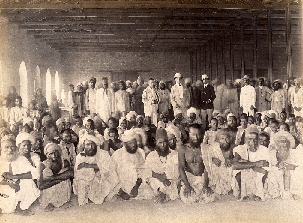 A quarantined area during the bubonic plague outbreak, Karachi, 1897. Photo: Wellcom Collection/CC BY-SA 3.0