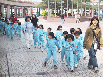 Kindergarten students in HK