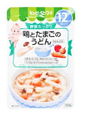Kewpie Wheat Noodle With Chicken & Egg (12mth+) 120g