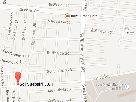 แผนที่ ร้านลาบเกินร้อย สืบศิริ 30