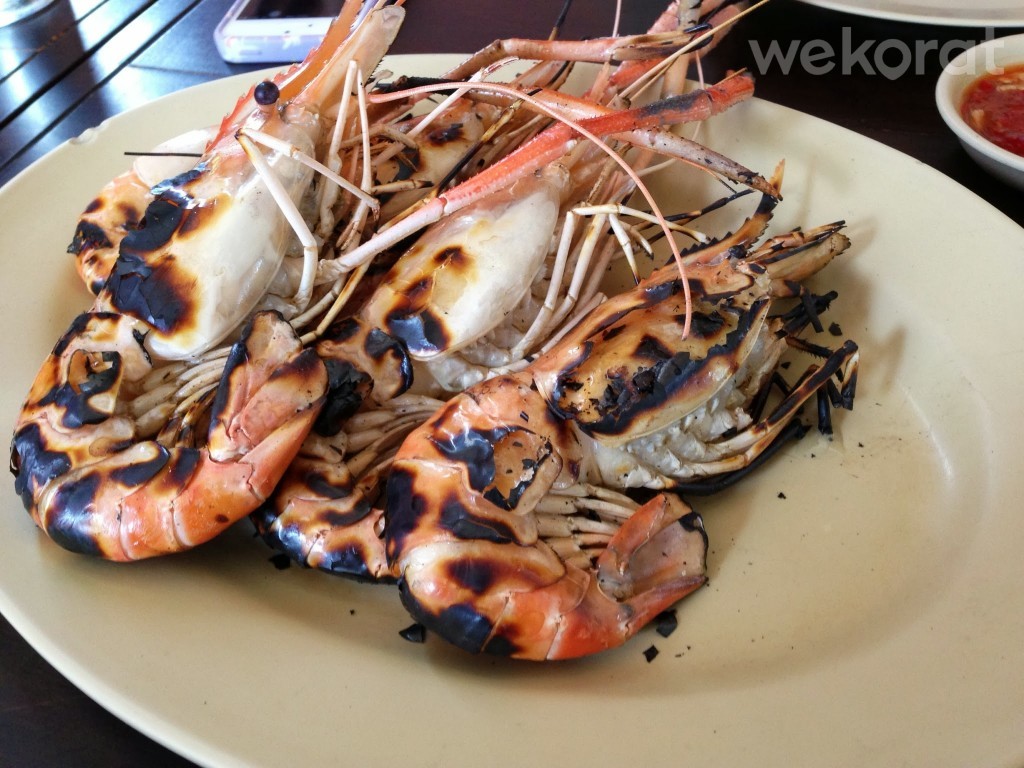 กุ้งเผามาแล้วจ้า