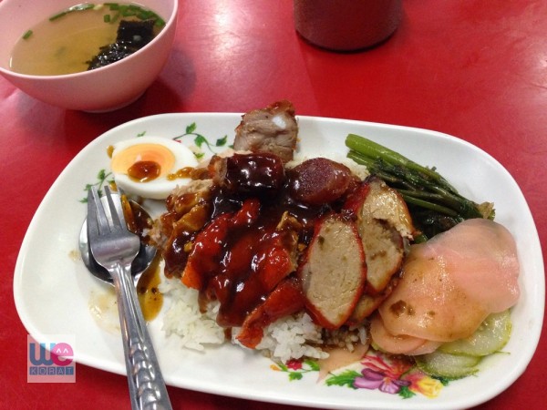 ข้าวหน้าเป็ด+หมูแดง