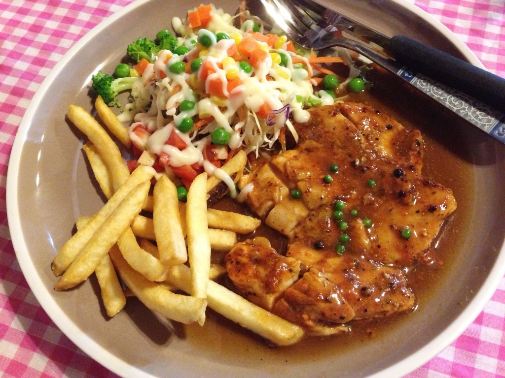 สเต็กไก่สไปซี่