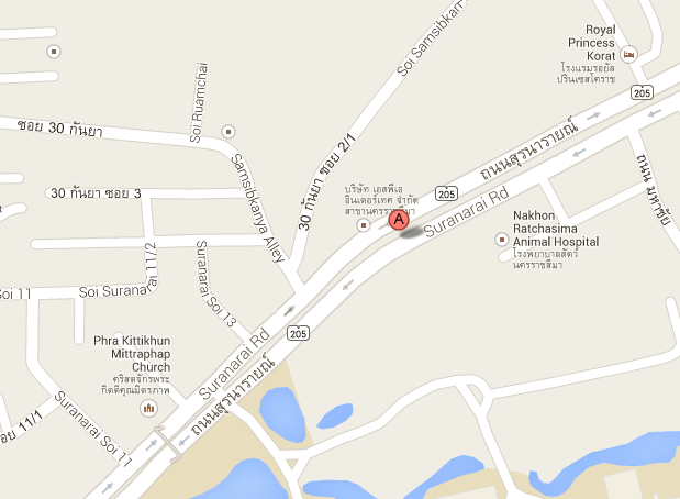 แผนที่ร้าน Teru Teru