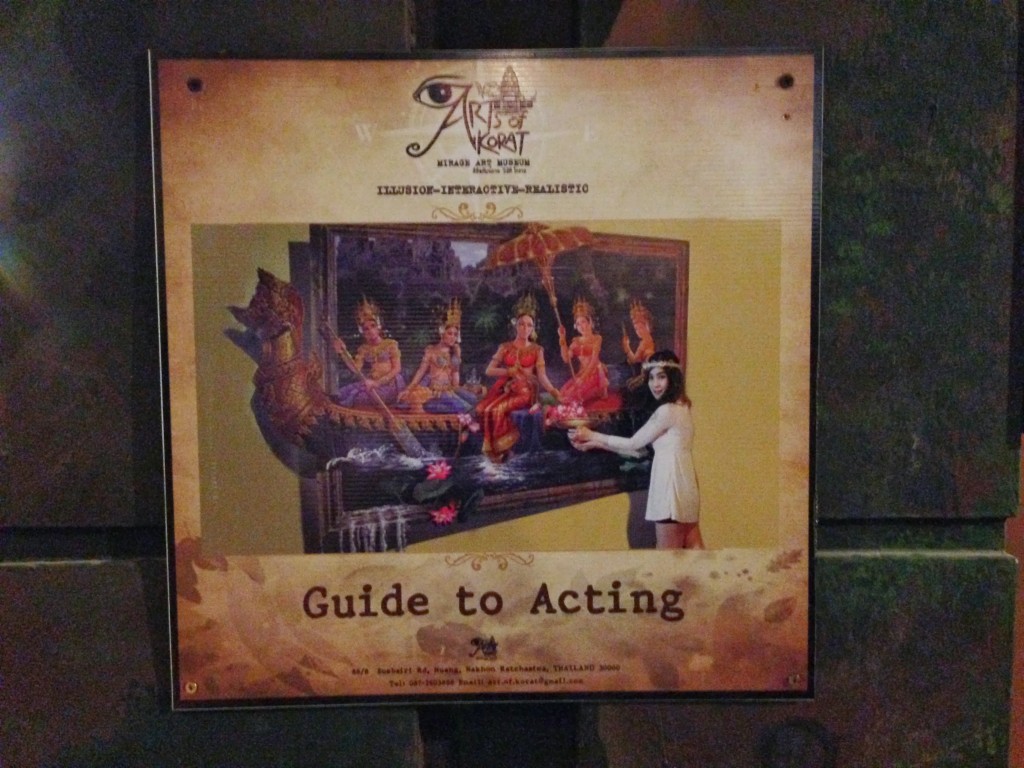 ป้ายแนะนำการ Act ท่าประกอบการถ่ายภาพ