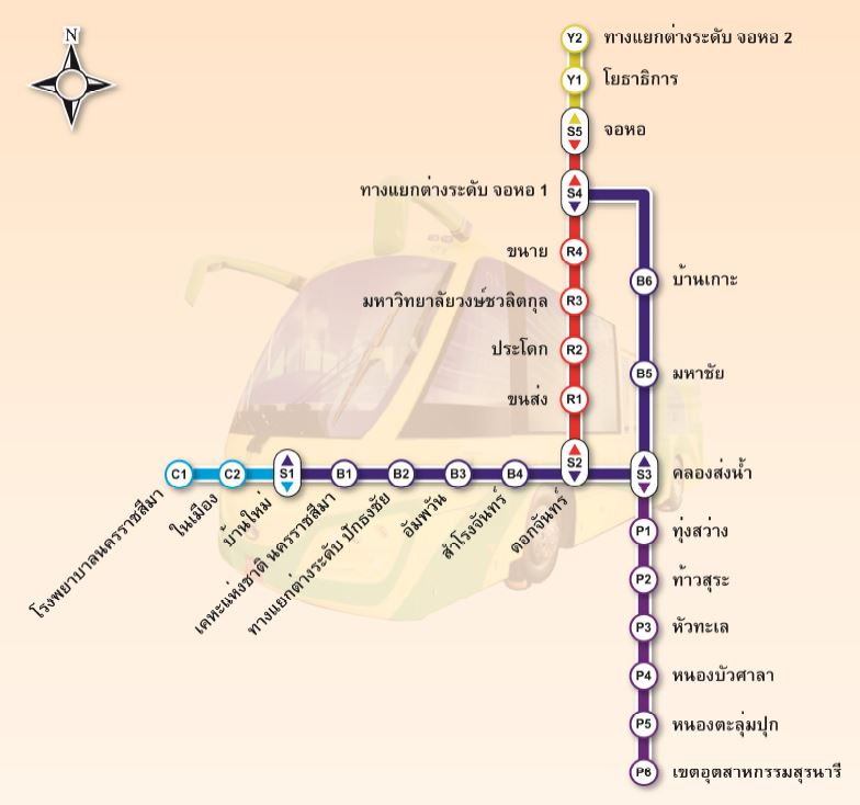 แผนผังสถานี KRT โคราช