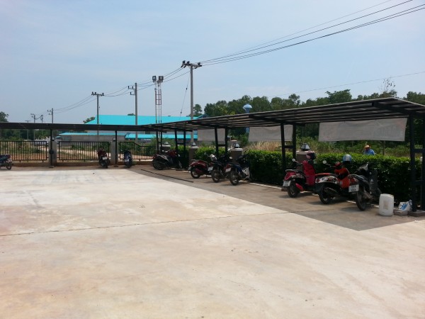 ที่จอดรถมอเตอร์ไซค์