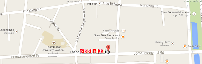 แผนที่ร้าน Rikki Rikki Sushi & Grill (กดที่ภาพเพื่อดูใน Google Maps)