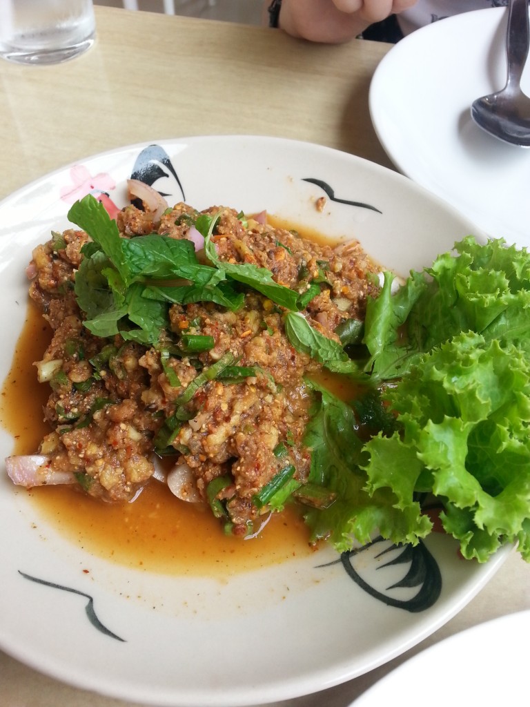 ลาบปลาดุกเนื้อยีละเอียด