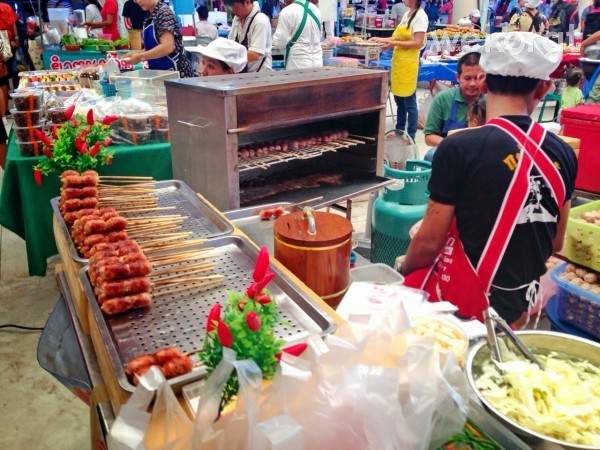ไส้กรอกย่าง