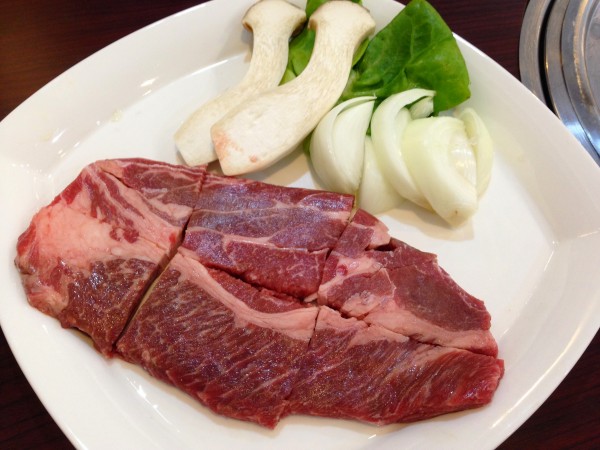 เนื้อวัวสันนอกสำหรับย่าง