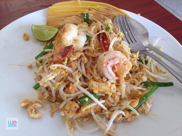 ผัดไทยกุ้งสด