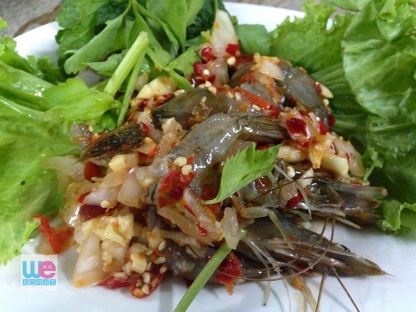 กุ้งแช่น้ำปลา
