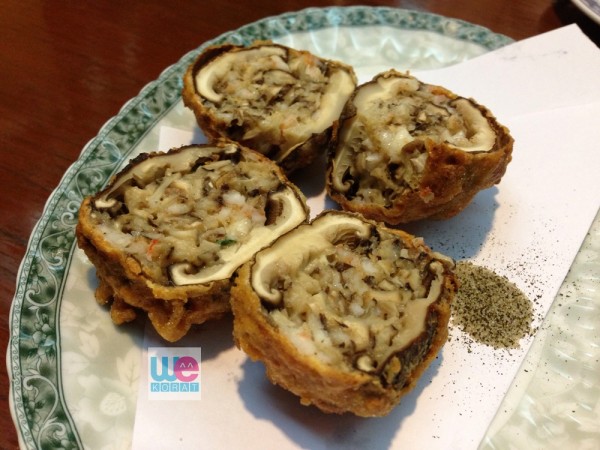 เห็ดหอมยัดไส้ทอด