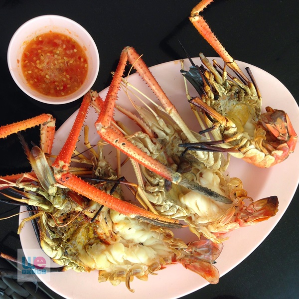 เมนูกุ้งเผาแบบตัวใหญ่