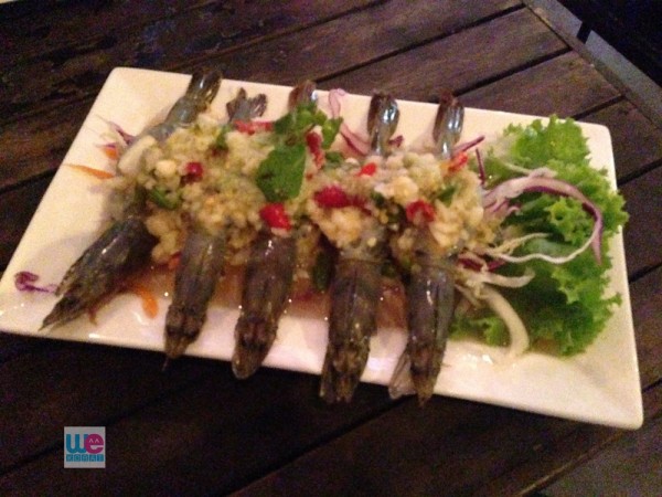 กุ้งแช่น้ำปลาวาซาบิ