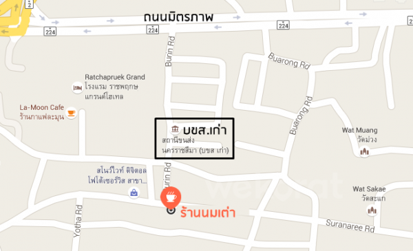 พิกัด ร้านนมเต่า