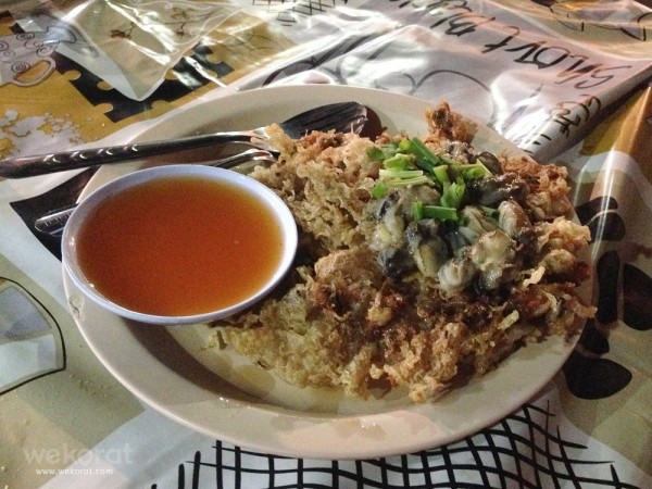หอยนางรมทอด