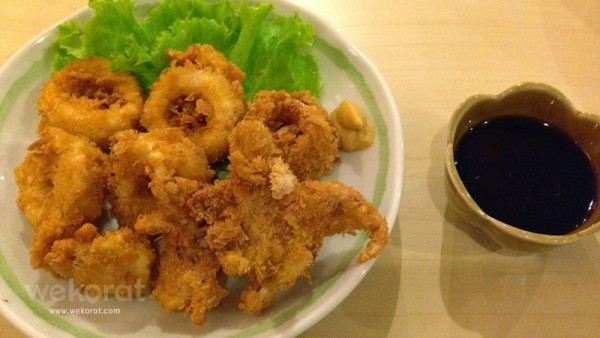 ปลาหมึกทอด