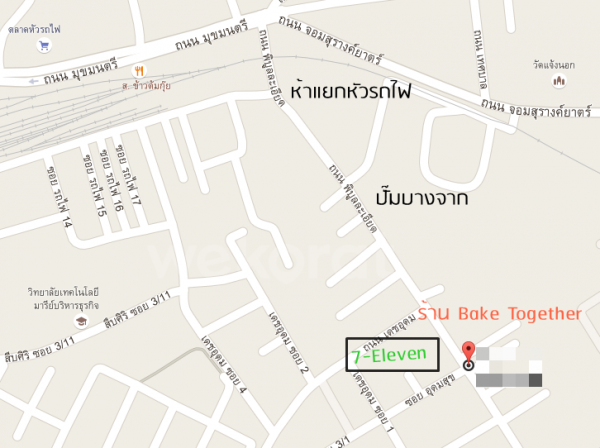 แผนที่ร้าน Bake Together