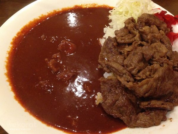 ข้าวแกงกะหรี่เนื้อวัวผัดสาเก