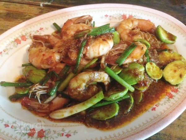 สะตอผัดกุ้ง