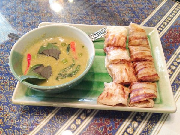 โรตีแกงเขียวหวาน