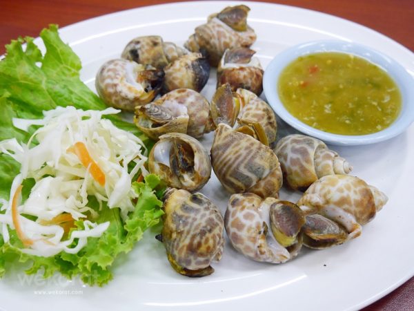 หอยหวานเผา