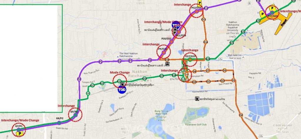 ภาพรวมข้อเสนอเส้นทางรถราง LRT (กดดูที่ภาพเพื่อไปยังภาพเต็ม)
