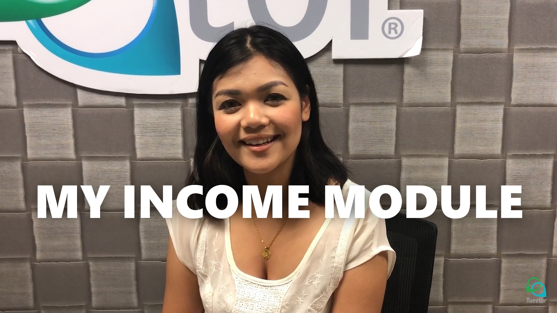 Tueetor staff introducing My Income module