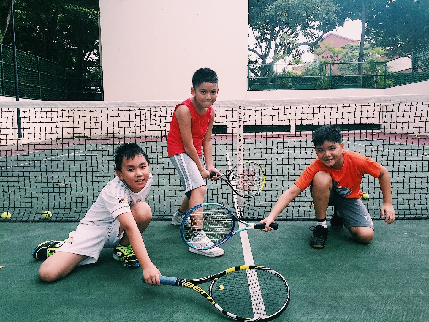 Young tennis players, students of Whipper Tennis Academy