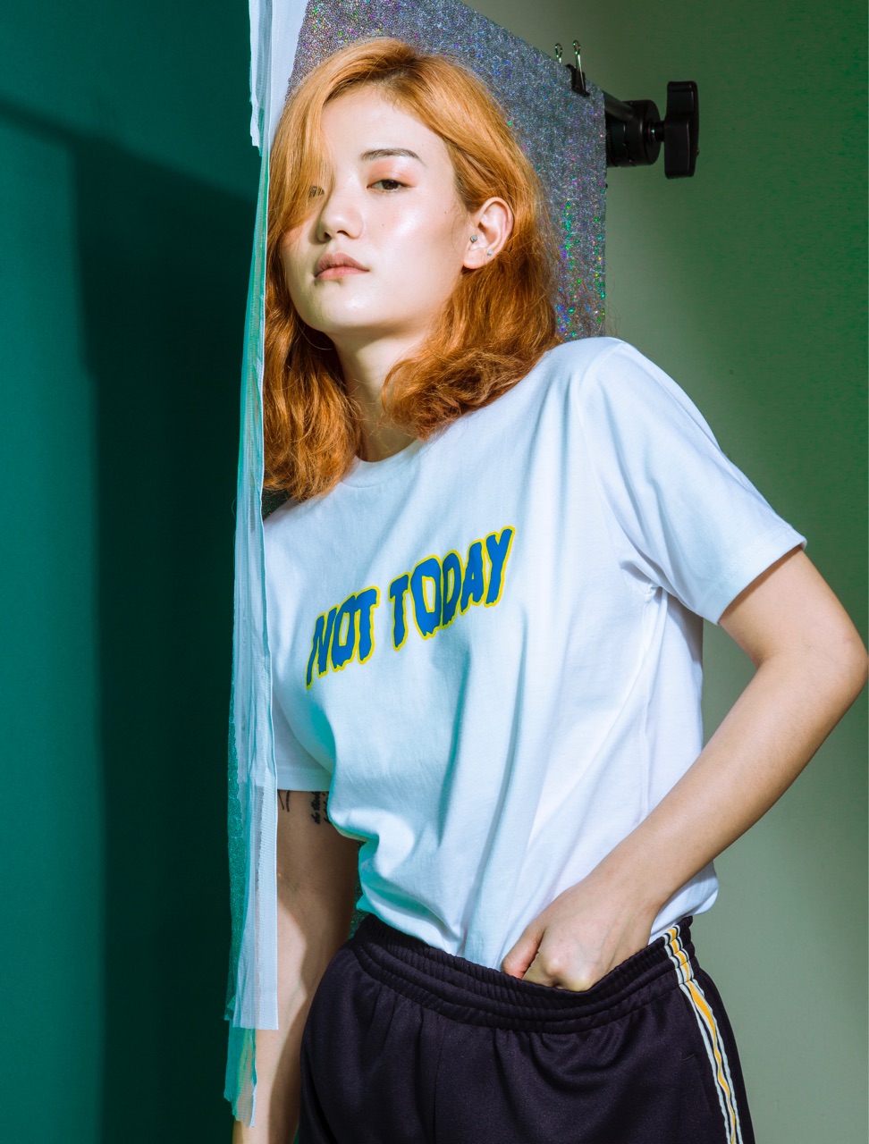 เสื้อยืดคอกลมแขนสั้น