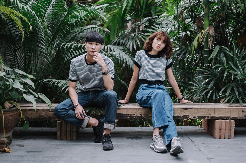 เสื้อยืดคอกลม แขนสั้น Triple Stripe Black (ผู้ชาย) - 490 THB