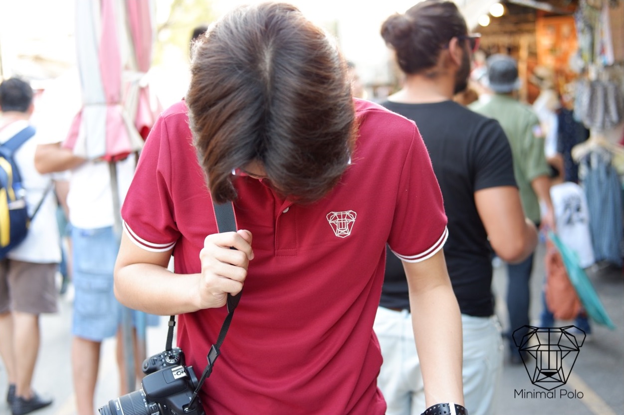 Minimal Polo สีแดงเลือดหมู ปก 2 ขีด - 290 THB