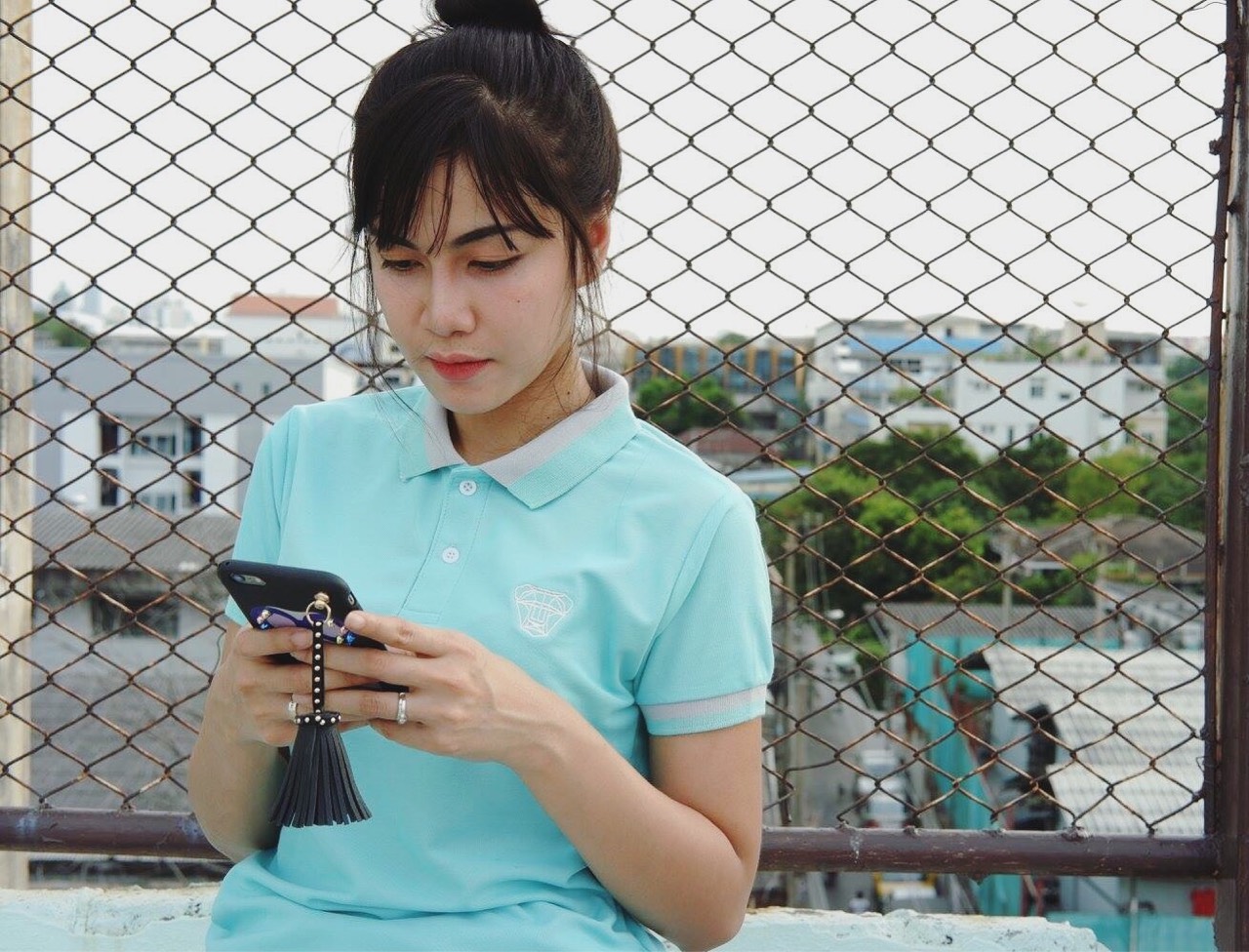Minimal Polo สีเขียวมินท์พาสเทล - 290 THB