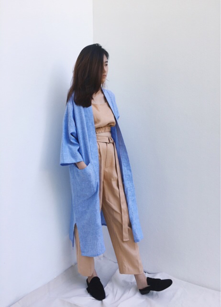 เสื้อคลุม ตัวยาว แขนยาว Maxi Kimono - 890 THB