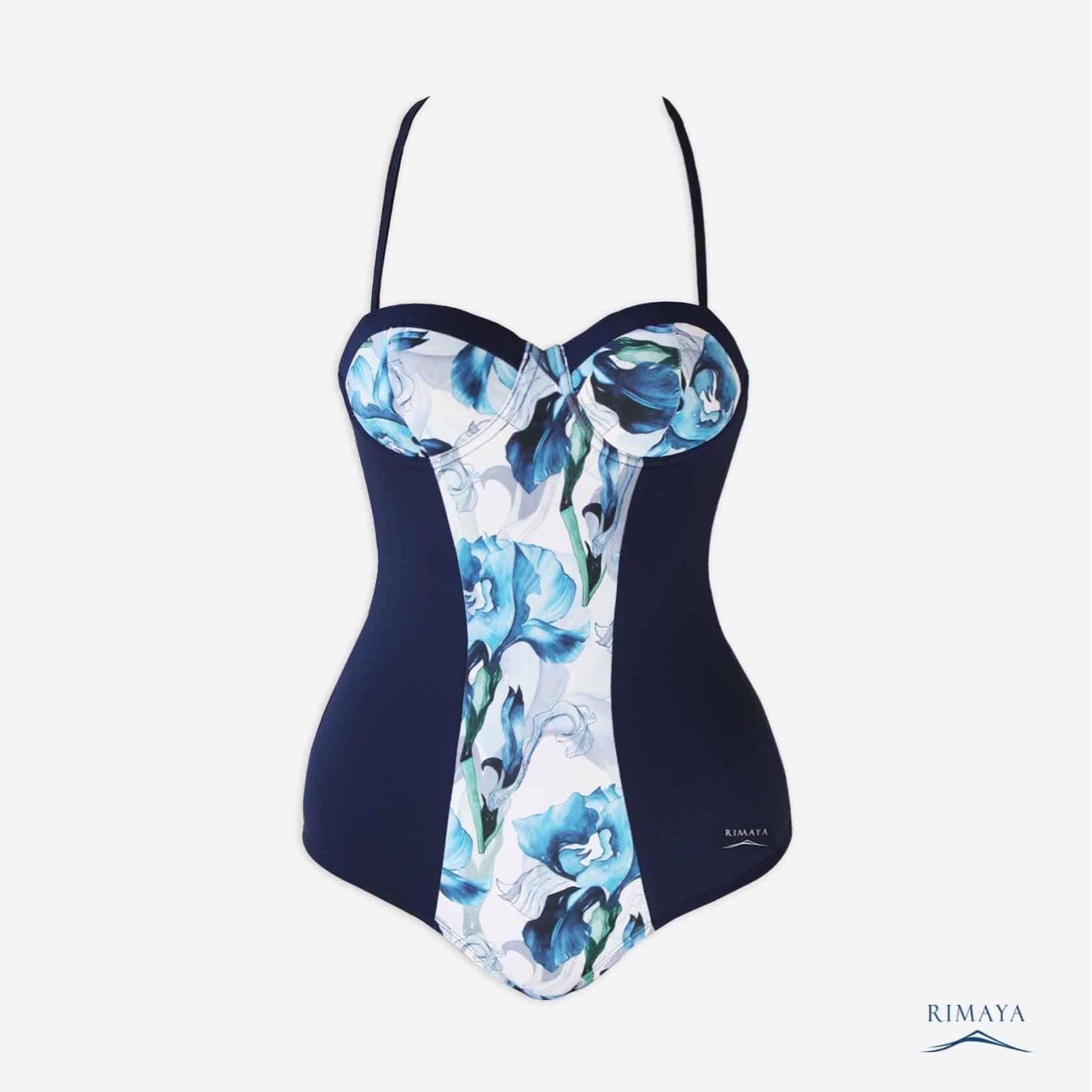 ชุดว่ายน้ำ Thira One Piece - Blue Iris Print : 2,980 THB
