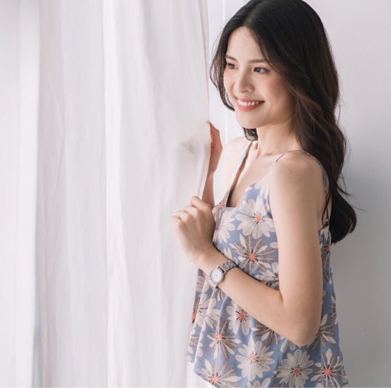เสื้อสายเดี่ยว Soft daisy top