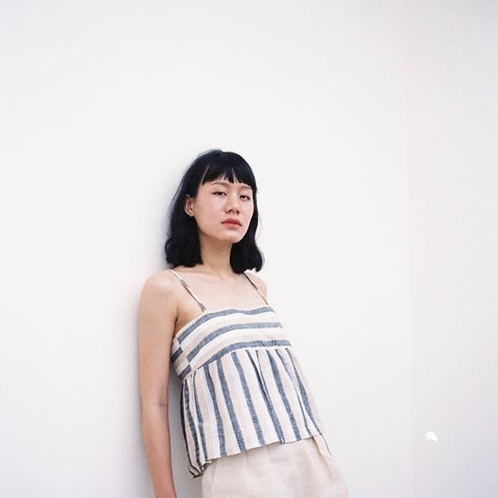 Pleated Spaghetti Strap Top - 690 THB