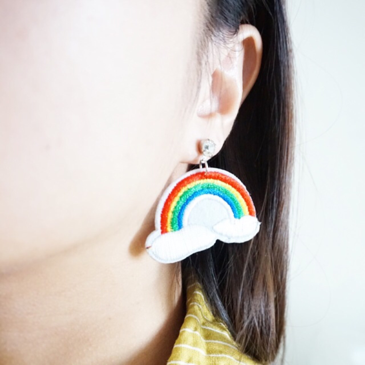 ต่างหู Rainbow earrings