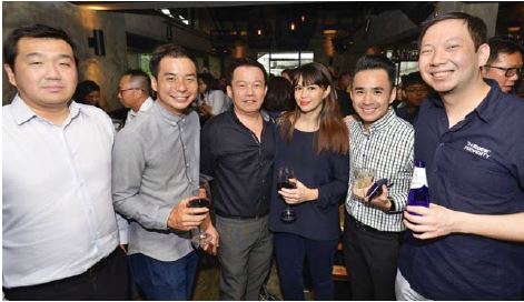 M+S head of marketing communications Lester Lim; Formul8 account director Nicholas Tan; CapitaLand senior vice-president, marketing and sales Colin Wong; Formul8 managing director Fiona Bartholomeusz; Oxley Holdings’ director of marketing and sales Eugene Lim; and Bernard Tong, The Edge Property managing director