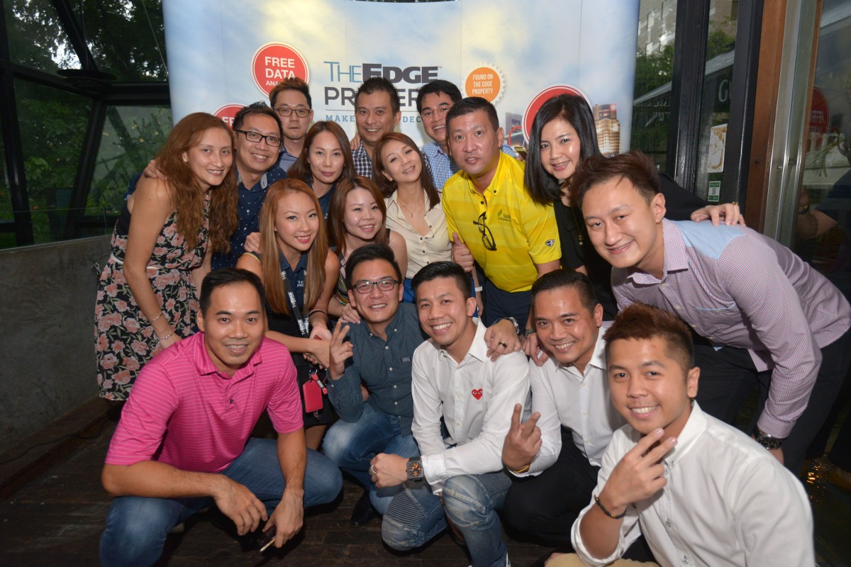 Real estate salespersons and leaders from ERA Realty Network at the party