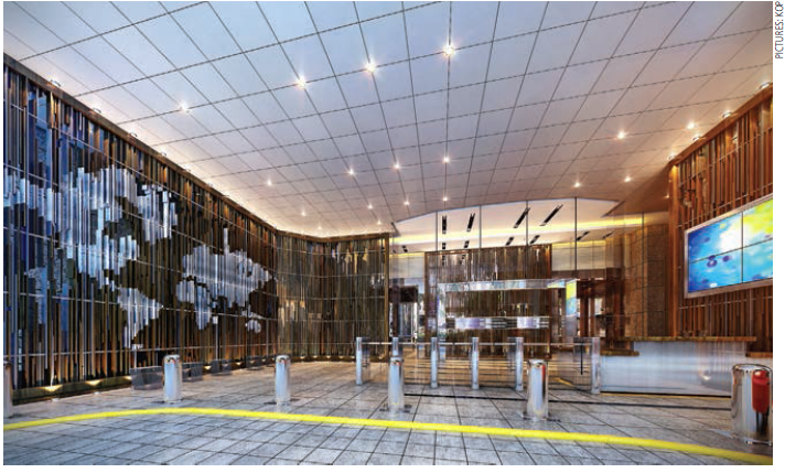 Prudential Tower - Artist’s impression of the vehicular drop-off area